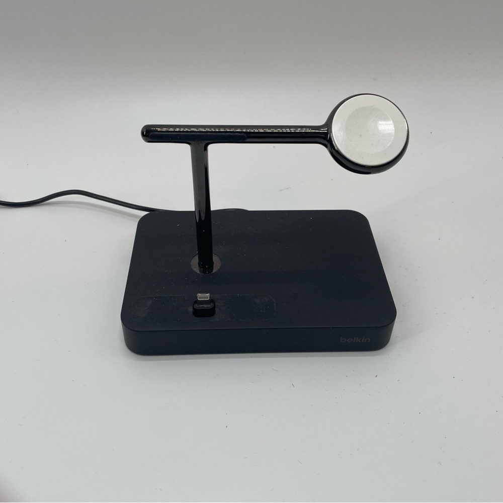 Belkin Black and White Charging Dock for Apple Watch and Iphone